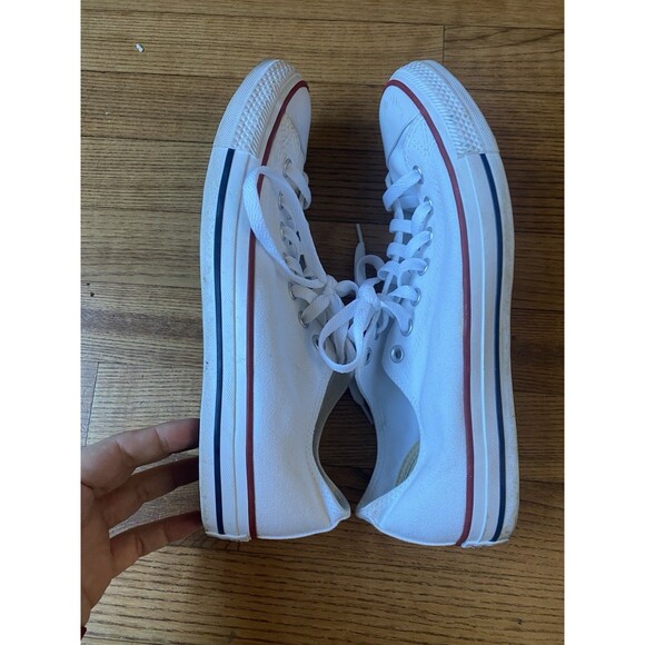 Converse Chuck Taylor All Star Low Optic White Women's 11 Men's 9 EUC Gorpcore - Picture 7 of 8